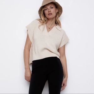 Zara vest sweater